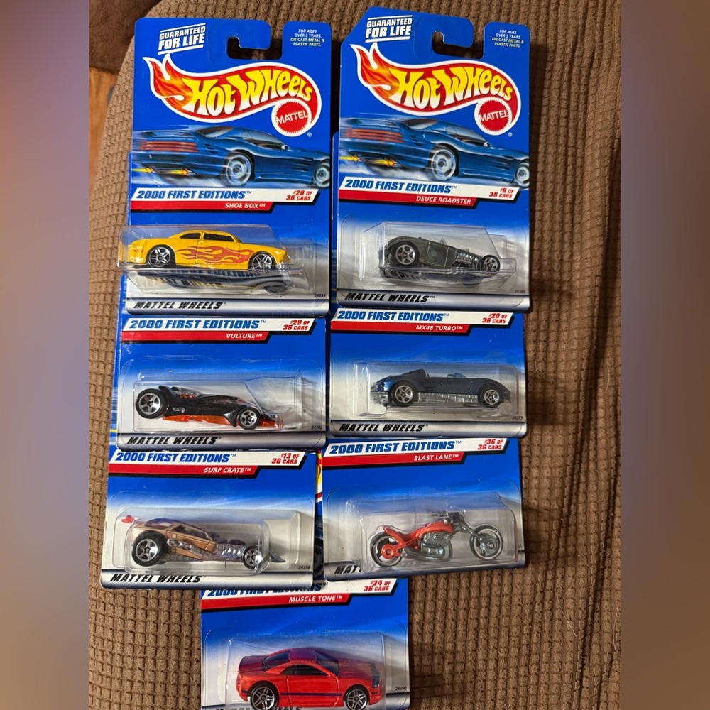 Mattel Yellow and Silver Cars & Vehicles Collection